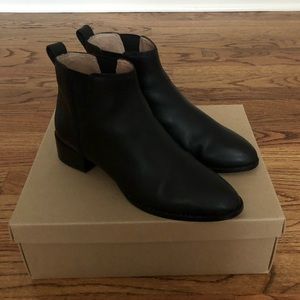Madewell Black Carina Leather Boots